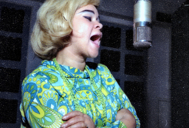 Etta James in recording