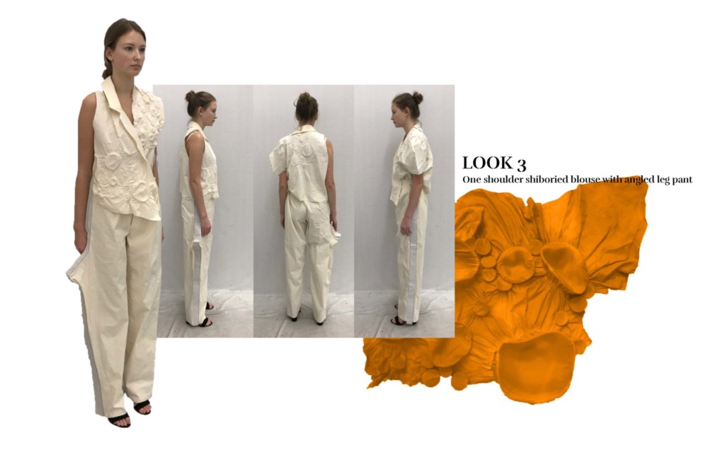 One-shouldered blouse concept by Anna Yepes Tucker