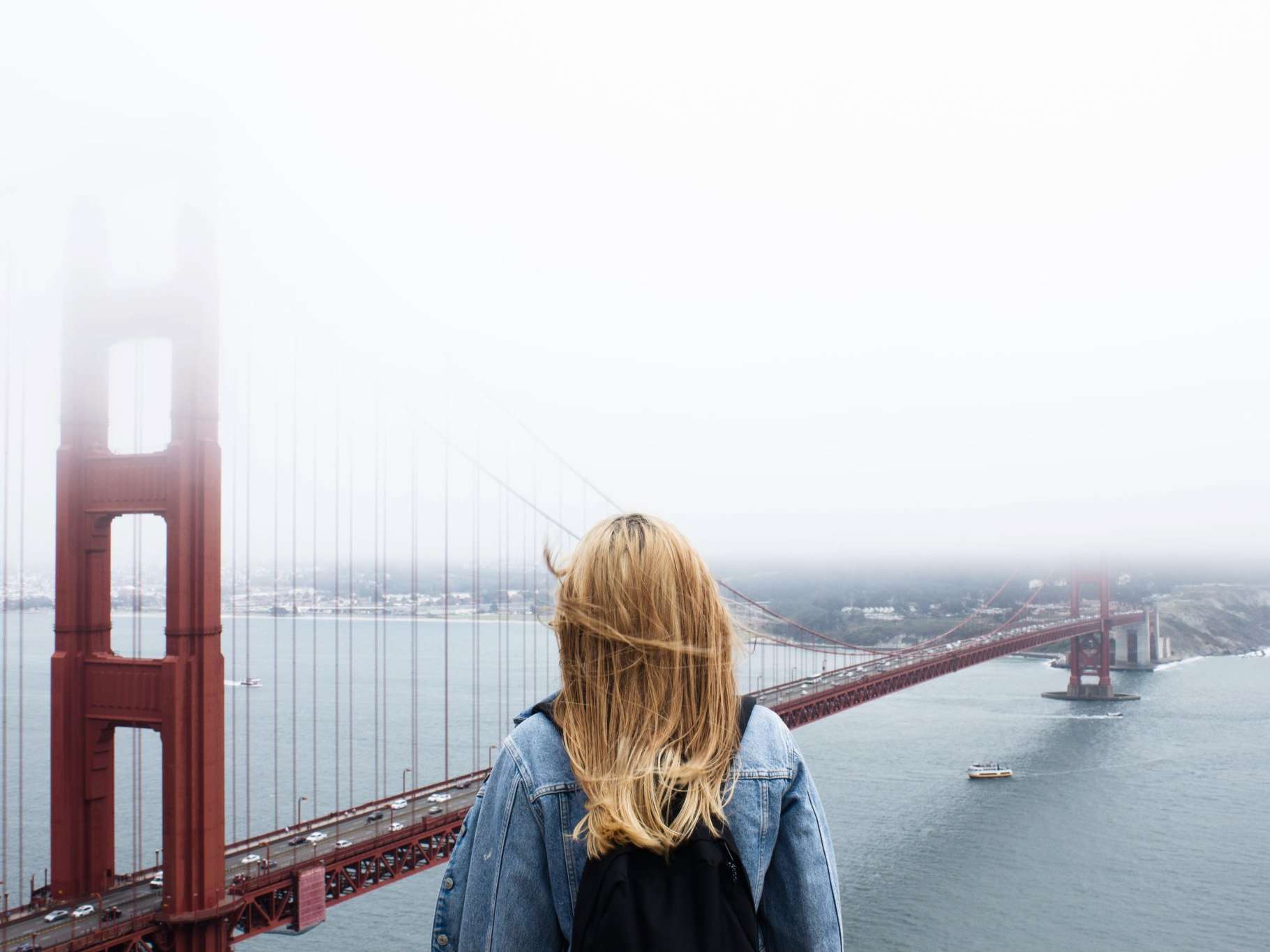 Golden Gate Bridge with Fog
