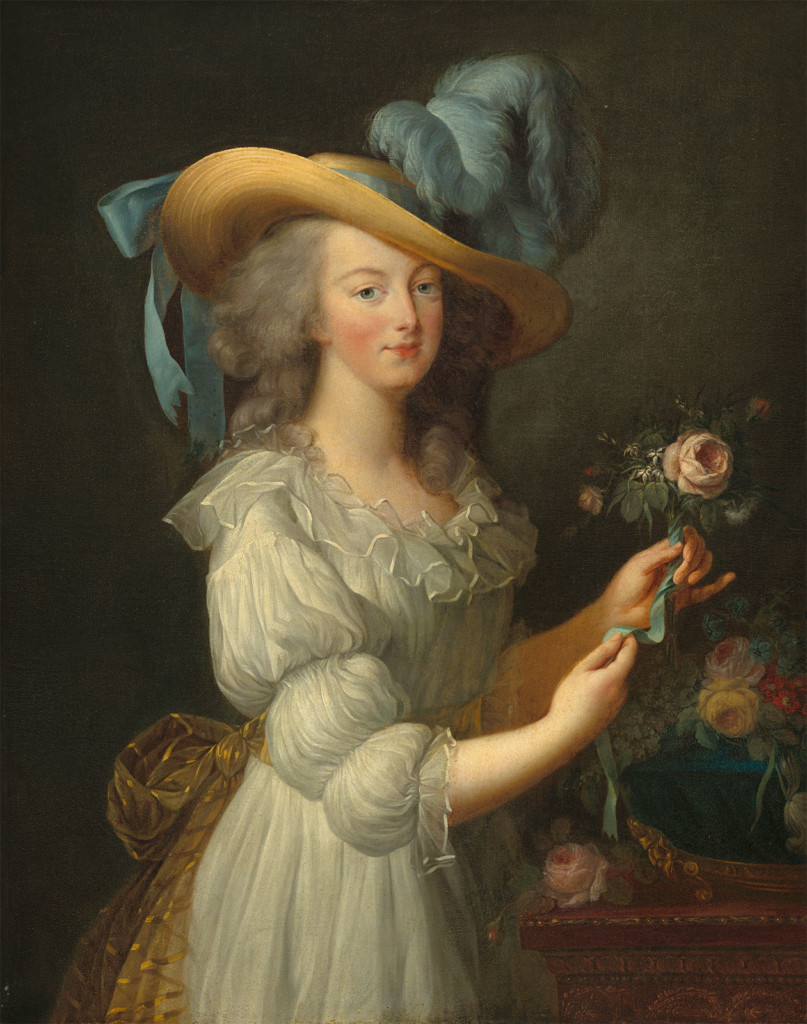 Marie Antoinette in a Chemise Dress (1783) by Elisabeth Vigee le Brun