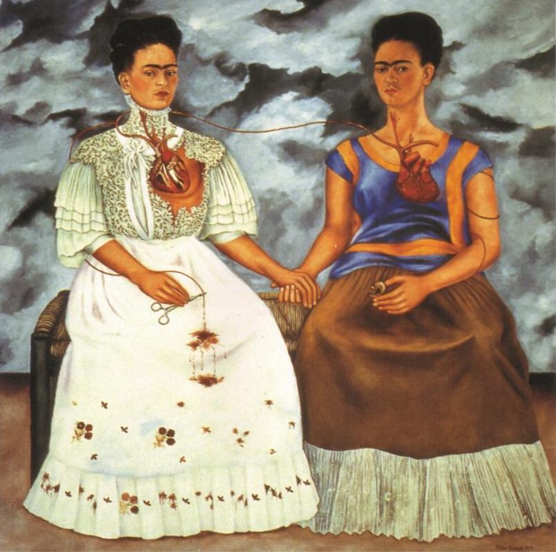 The Two Fridas (1939) by Frida Kahlo