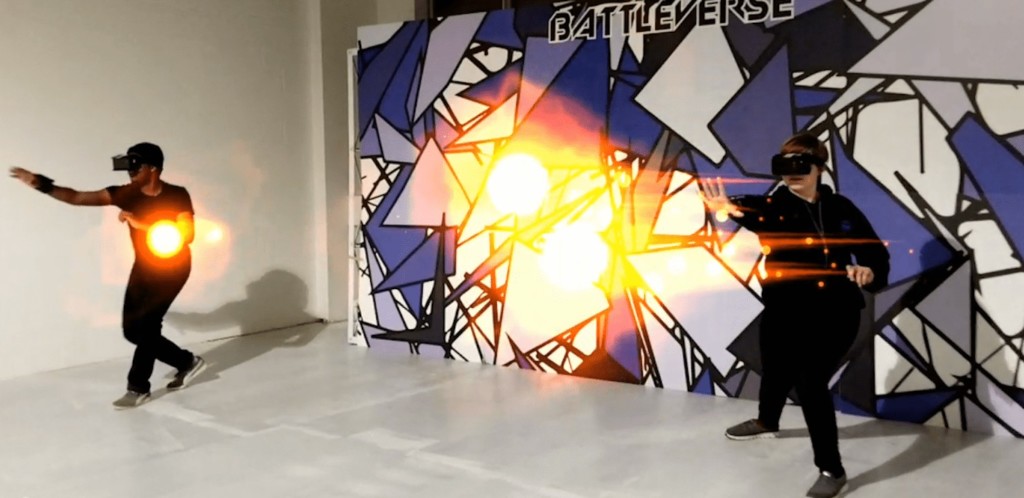 An example of a recent game development: an AR arcade called Battleverse