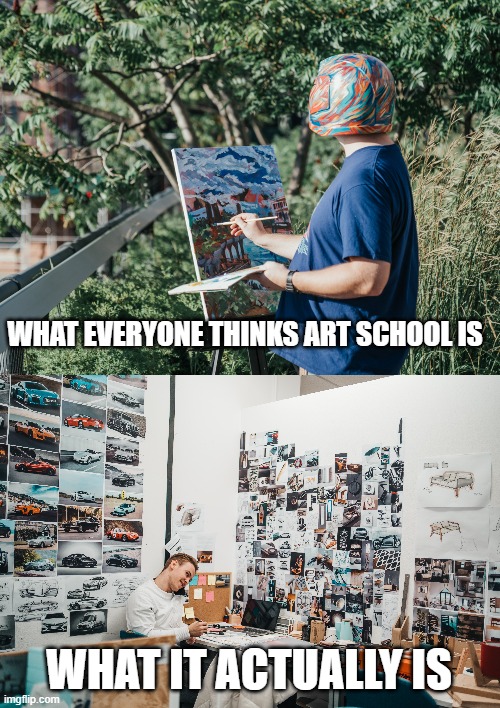 art school meme