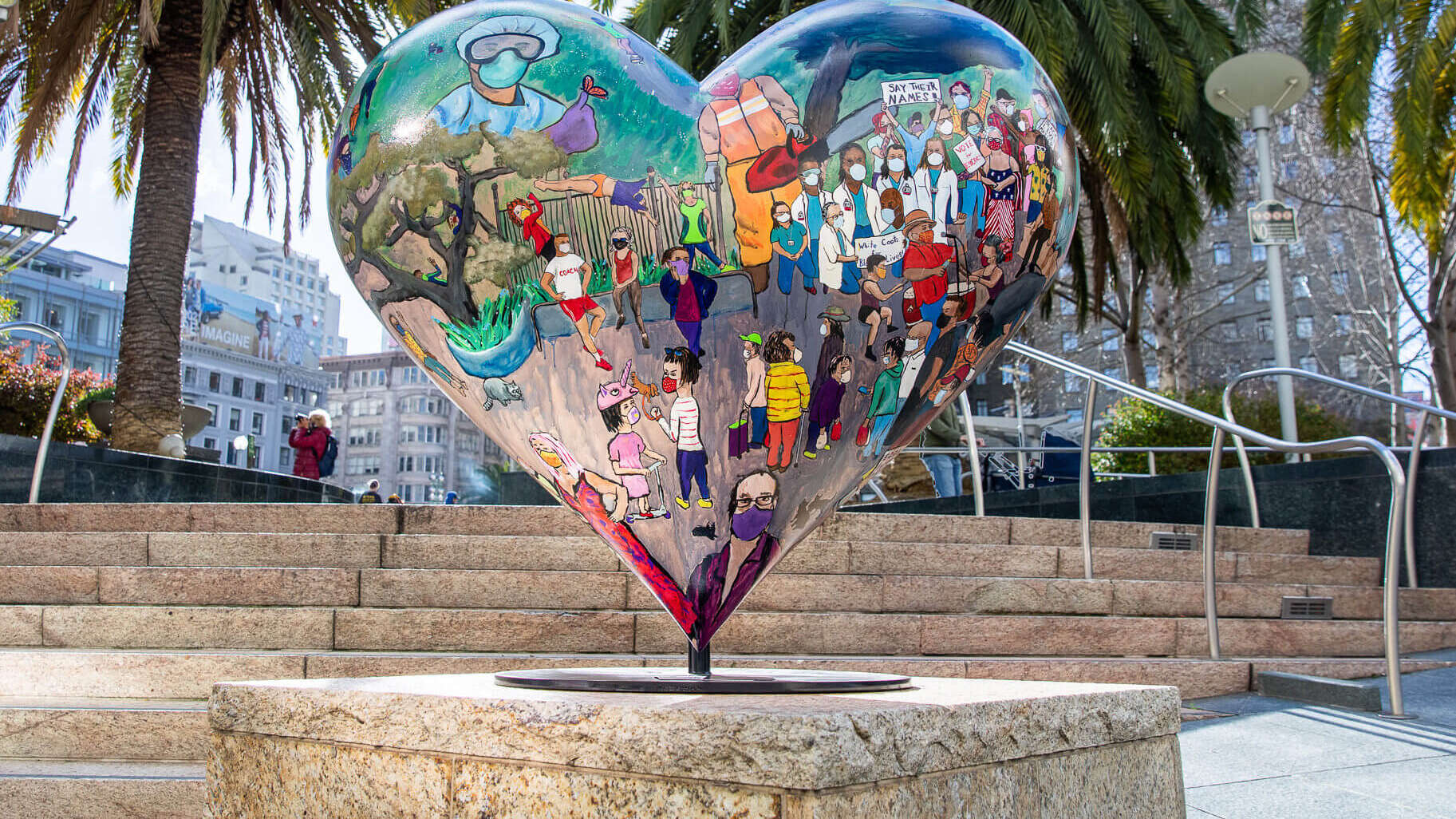 heart sculpture in san francisco