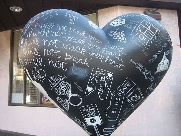 heart sculpture by Michael Osborne